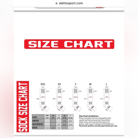 Eletto Kids Soccer Socks - size XS (kids 12-3 shoe size) - Picture 6 of 7